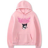 Kuromi Hoodie Harajuku Cute Printed Hoodie Autumn and Winter Leisure Sweater for Women