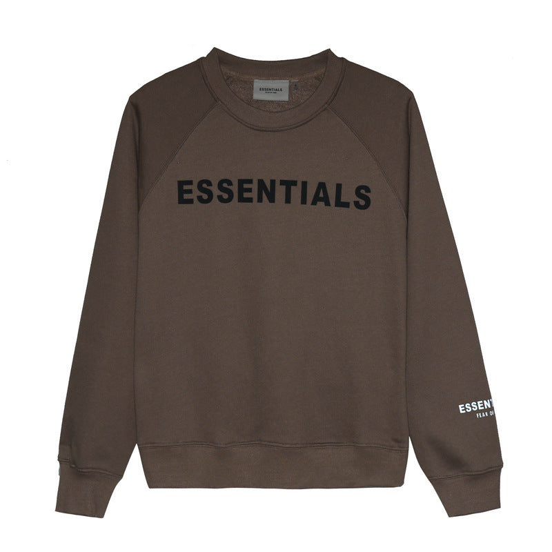 Fog Fear of God Sweatshirt Letter Crew Neck Sweatshirt Couple Coat