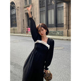 Green Fairycore Dress French Style Pleated Tube Top High Waist Temperament Dress for Women