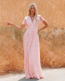 Kendall Jenner Wedding Guest Dress Deep V Pullover