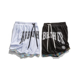 Mens Cargo Shorts Summer Trendy Printed Breathable Sports Basketball Shorts Loose Fifth Pants Beach Pants Men