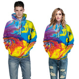 Fire and Ice Hoodie Print