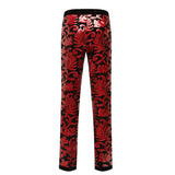 Mens Prom Suits Red Two-Piece Set