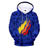 Fire and Ice Hoodie Men's Hoodie Printed Sweater Coat