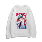 Chainsaw Man Hoodie Early Sichuan Autumn Print Fleece Lined
