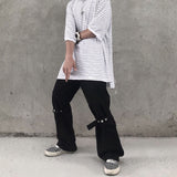 Harajuku Clothing Men Classic Retro Pants Straight Leg Pant Summer Casual Pants Men and Women Wide Leg Pants Trousers