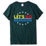 Let's Go Brandon T Shirt Printed Short-Sleeved T-shirt Women's Loose Cotton Top