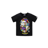 A Ape Print for Kids T Shirt Short Sleeve Graffiti Pokemon T-shirt Hip Hop