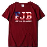 Let's Go Brandon T Shirt Top Women's Letter Print Short-Sleeve T-shirt Women