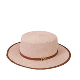 Italian Fedora Hats Short Brim Straw Hat Women's Summer Top Hat