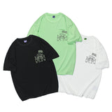Men T Shirt Summer Casual Tops Men's Clothes Summer Wear Retro Men's round Neck Short Sleeve Casual Loose Little Man Printed T-shirt