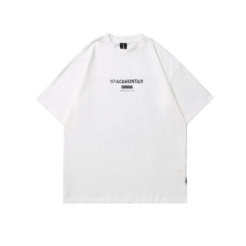 2022 Summer man t shirt round Neck Printed Short Sleeve