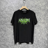 Amiri T Shirt Grass Print Casual Round Neck