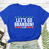 Let's Go Brandon T Shirt Men's and Women's Short-Sleeved T-shirt Short-Sleeved Top