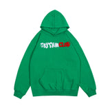 Men Fall Outfits Retro Alphabet Printed Hoodie Loose Couple Casual Jacket