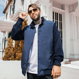 Men plus Size Coats Winter Fleece Padded Jacket Coat Cold-Proof Warm Velvet Stand Collar