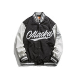 Varsity Jacket For Men Baseball Jackets Letter Splicing Loose Jacket Male