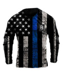 Tactics Style Men Sweatshirts&Hoodies Spring and Autumn Long Sleeve T-shirt Digital Printing Short Sleeve Men's Long-Sleeved Top