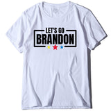 Let's Go Brandon T Shirt Letter Print Short-Sleeve T-shirt Women's Top