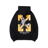 Autumn And Winter Astronaut Vacuum Cleaner Velvet Padded Hooded Sweatshirt Men And Women Same Style