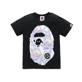A Ape Print for Kids T Shirt Printed Lightning Medium Short Sleeve T-shirt