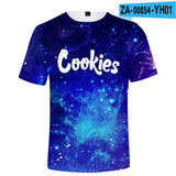 Cookies Shirt Cookies Cookies Cookies Starry Sky 3D Short Sleeve T-shirt