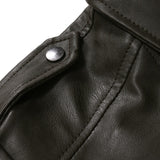 Hand Painted Leather Jackets Men's Black Leather Coat Coat Leather Jacket Motorcycle