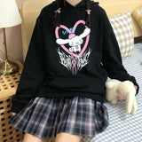 Kuromi Hoodie Gothic Style Clow M JK Uniform Coat