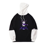 My Melody Hoodie Autumn Sports Student Oversize Fake Two-Piece Hooded Sweater