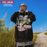 Men Fall Outfits Spring and Autumn Pullover Hoodie Oversize Coat