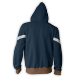 Captain America Hoodie Avengers Series 3D Printed Cardigan Sports Sweater