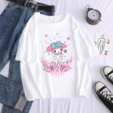 Kuromi Sweatshirt Spring and Summer Aesthetic T-shirt