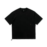 2022 Summer man t shirt Adjustable Hem Short Sleeve
