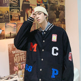 Varsity Jacket for Men Baseball Jackets Spring Coat Jacket Men plus Size Loose Jacket