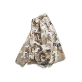 Men Shacket Long Sleeve Autumn Shirt Autumn Leisure Shirt Camouflage Long Sleeve Multi-Pocket Shirt