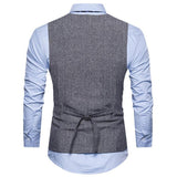 Tuxedo Vests Men Suit Vest Suit Autumn and Winter Vest Casual