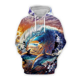 Fire and Ice Hoodie 3D Printing
