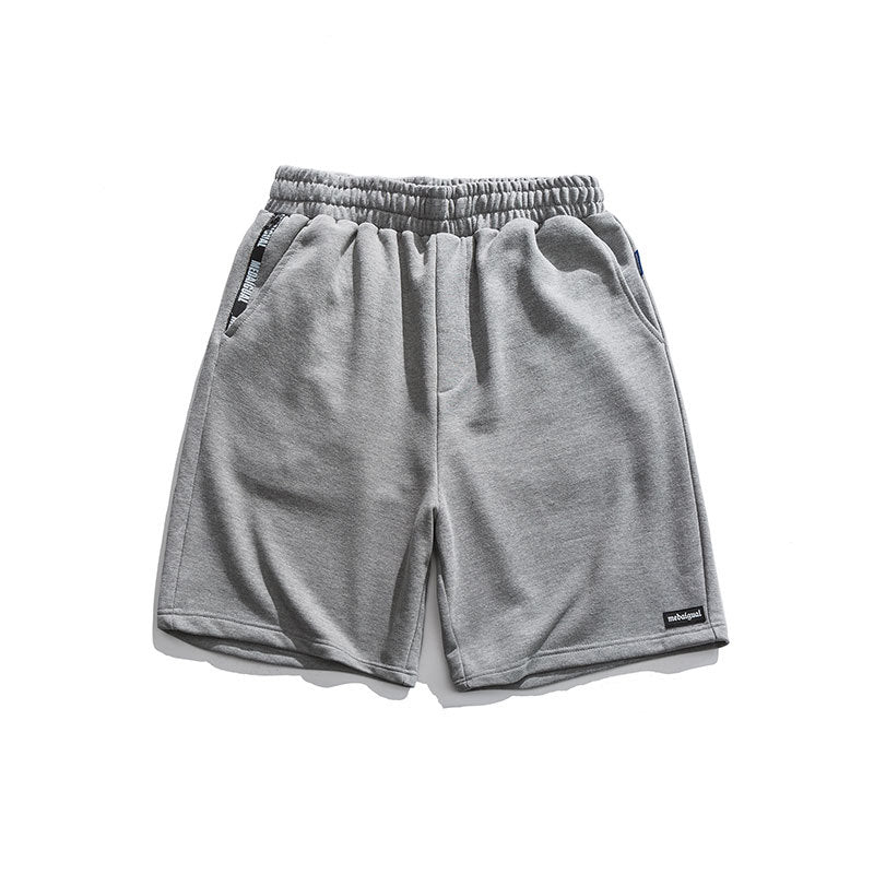 Men Shorts Letter Zipper Straight Cargo Pants