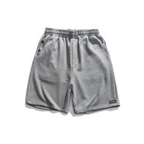 Men Shorts Letter Zipper Straight Cargo Pants