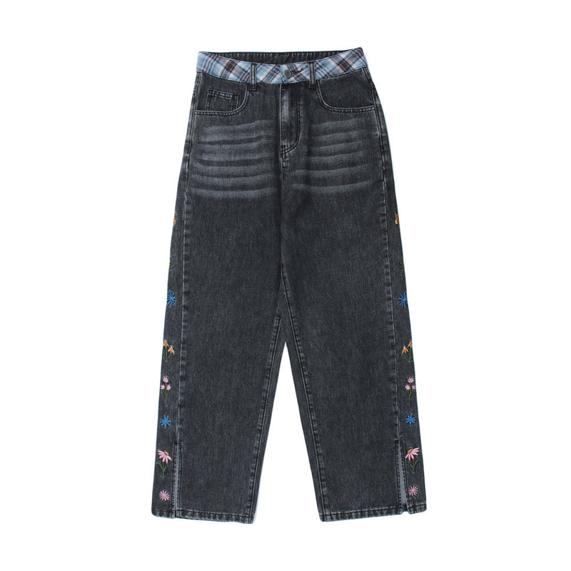 Jeans Men's plus Size Retro Sports Trousers Loose Straight Trousers Men's Clothing Men Jeans