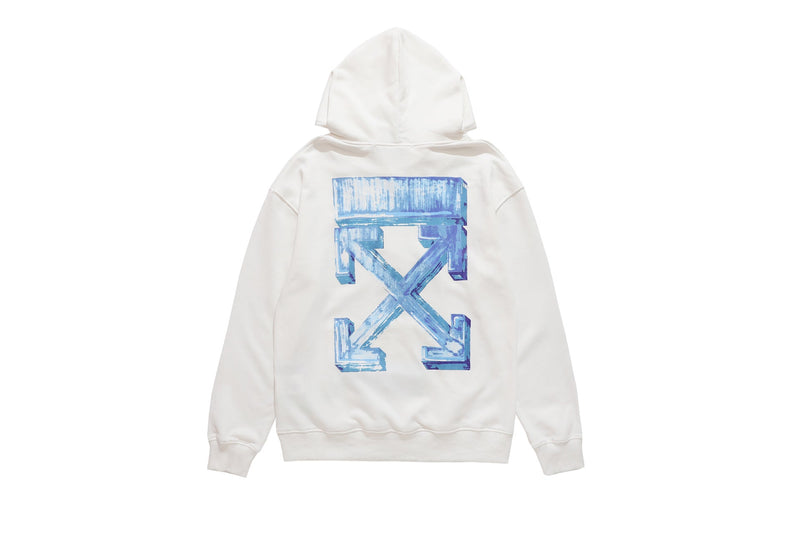 Autumn And Winter Square Arrow Hooded Sweater For Men