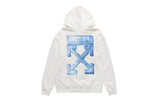 Autumn And Winter Square Arrow Hooded Sweater For Men
