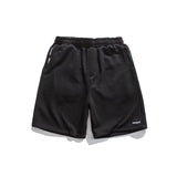 Men Shorts Letter Zipper Straight Cargo Pants