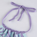 Green Fairycore Dress Summer Fashion Street Corrugated Halter Woolen Dress for Women Summer