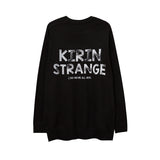 Men Fall Outfits Vintage Printed Loose-Fitting Casual Round-Neck Knitwear Sweater