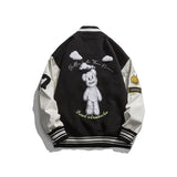 Varsity Jacket for Men Baseball Jackets High Street Stitching Baseball Uniform Loose Jacket