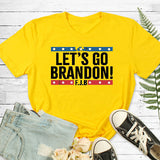 Let's Go Brandon T Shirt Men's and Women's Short-Sleeved T-shirt Short-Sleeved Top