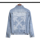 Jean Jacket Spring And Autumn Casual Hip Hop Cotton Denim Jacket
