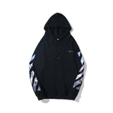 Autumn And Winter Monet Oil Painting Series Round Neck Pullover Hooded Sweater