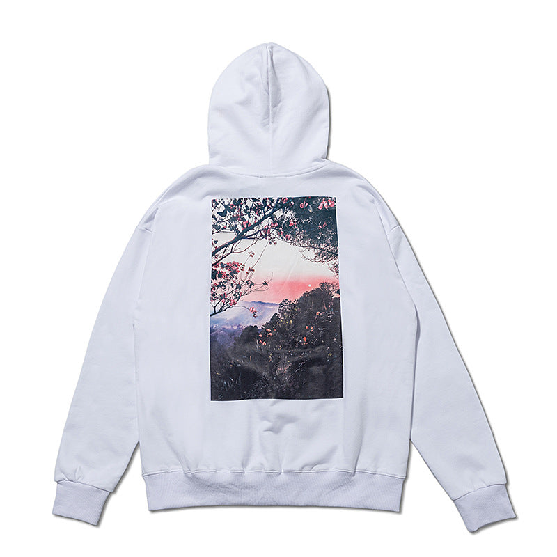 Fog Fear of God Hoodie Floral Terry Hoodie Sweatshirt Baggy Coat